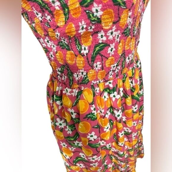 Draper James Orange Blossom Smocked
Sundress Tie Sleeves small orange yellow - Picture 6 of 12